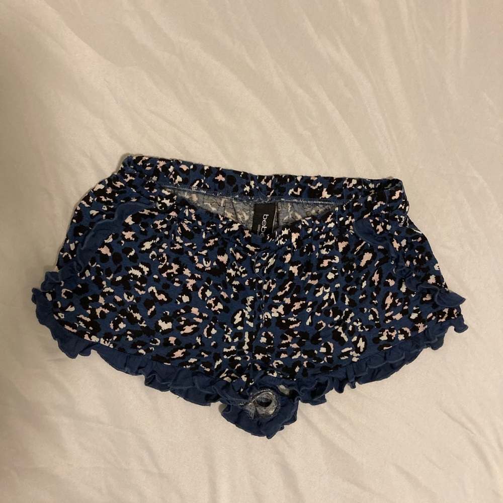 blue and black pajama bottoms,size small